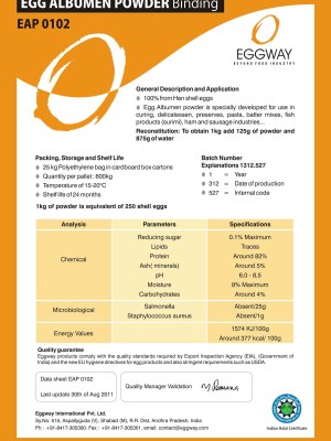  (EGG ALBUMEN POWDER) 